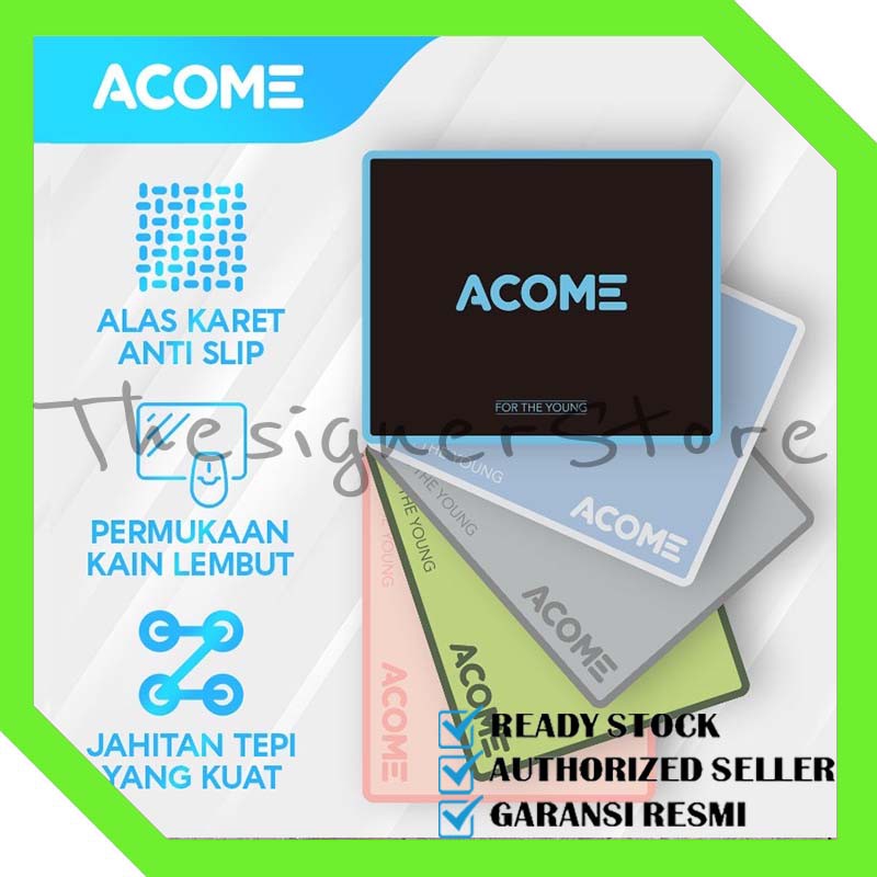 ACOME Fashion Mousepad Alas Karet Anti Slip AMP01