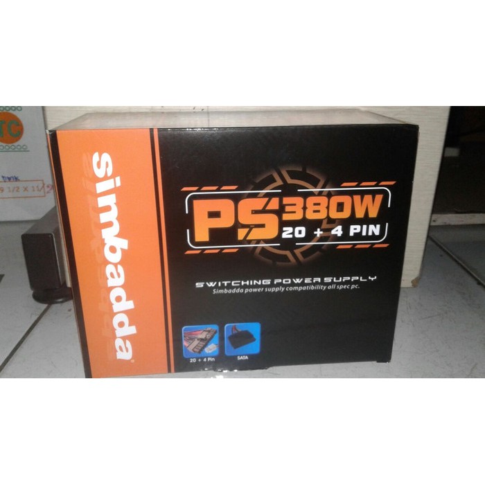 Power Supply Simbadda 380W / 380 Watt BOX