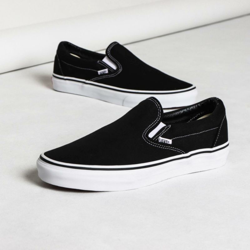 Vans slipon classic black white original BNIB