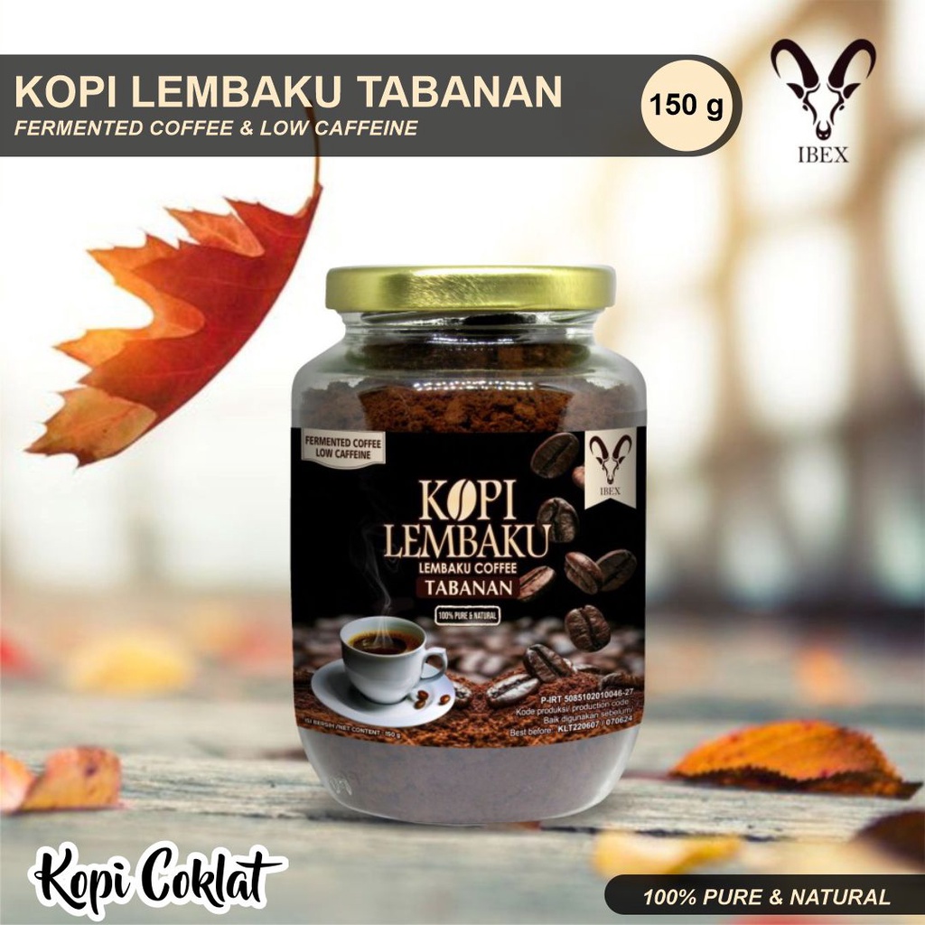 

Kopi Lembaku Tabanan / Fermented Coffee & Low Caffeine 150gr - IBEX