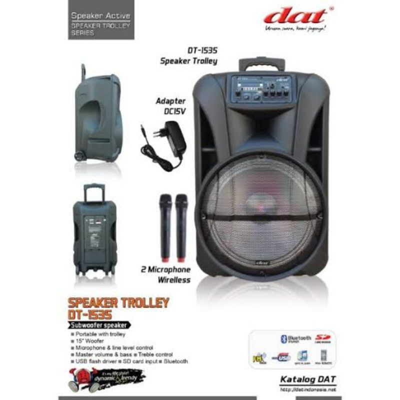 SPEAKER PORTABLE DAT DT-1535
