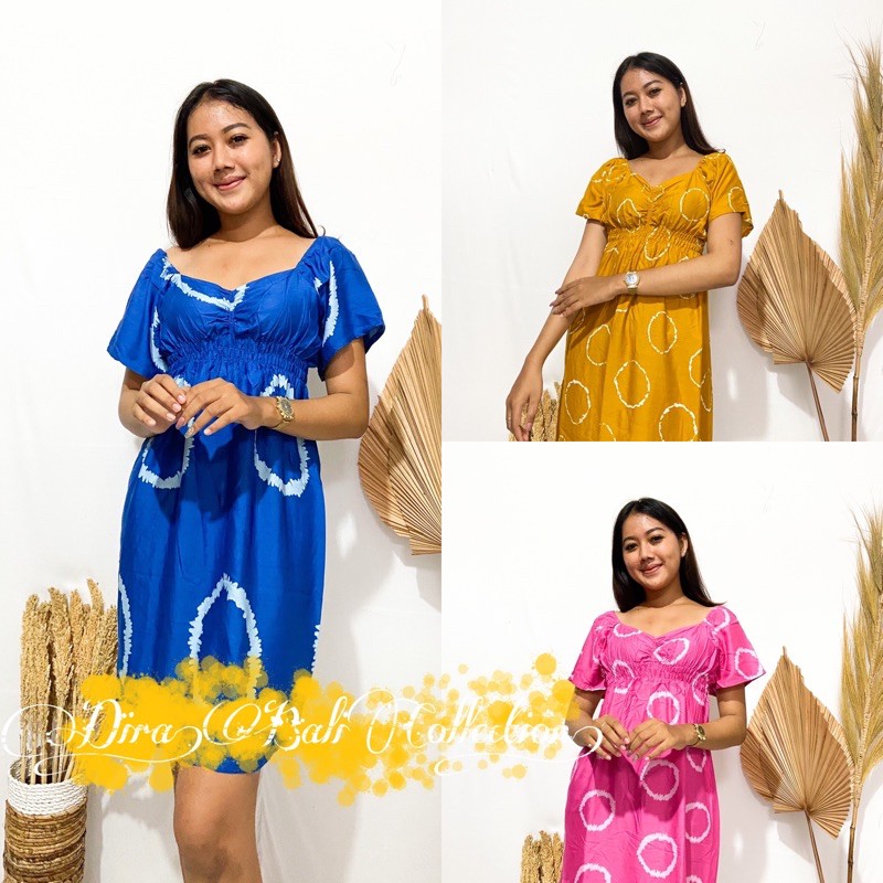 pusat fashion wanita terlaris DASTER ZHARA SHIBORI | daster bali | daster kekinian