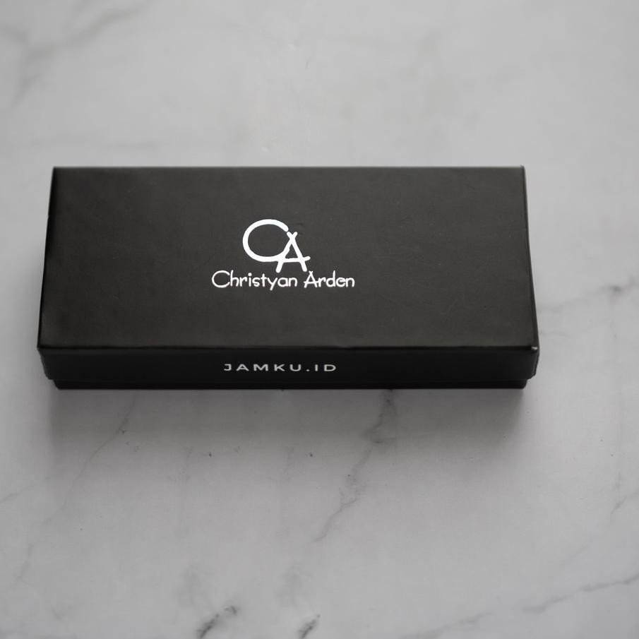 

Ready Stock⦿ Christyan Arden Monochrome Edition CA3787 GH Silver Marker (42mm) - Top Selling