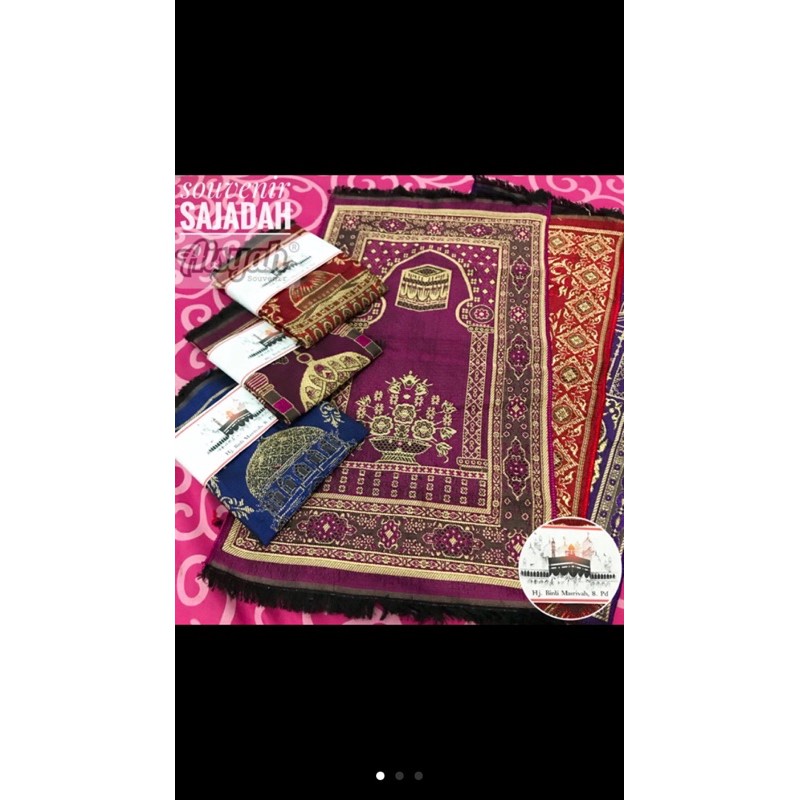 souvenir haji dan umroh sajadah kecil