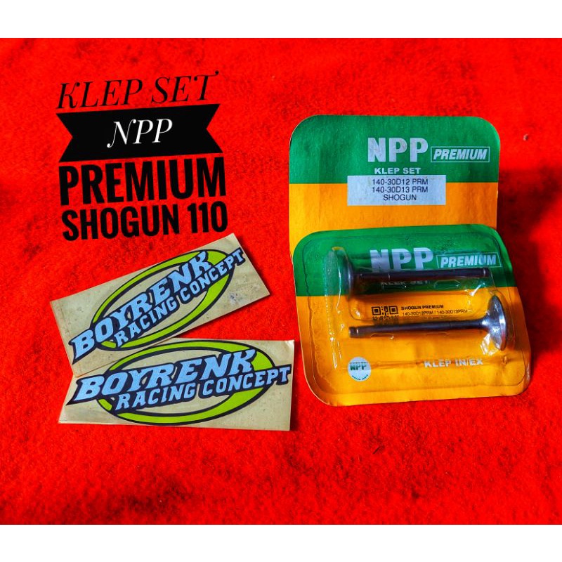 KLEP SET / PAYUNG KLEP SUZUKI HOGUN 110 SET IN EX NPP PREMIUM - BOYRENK RACING