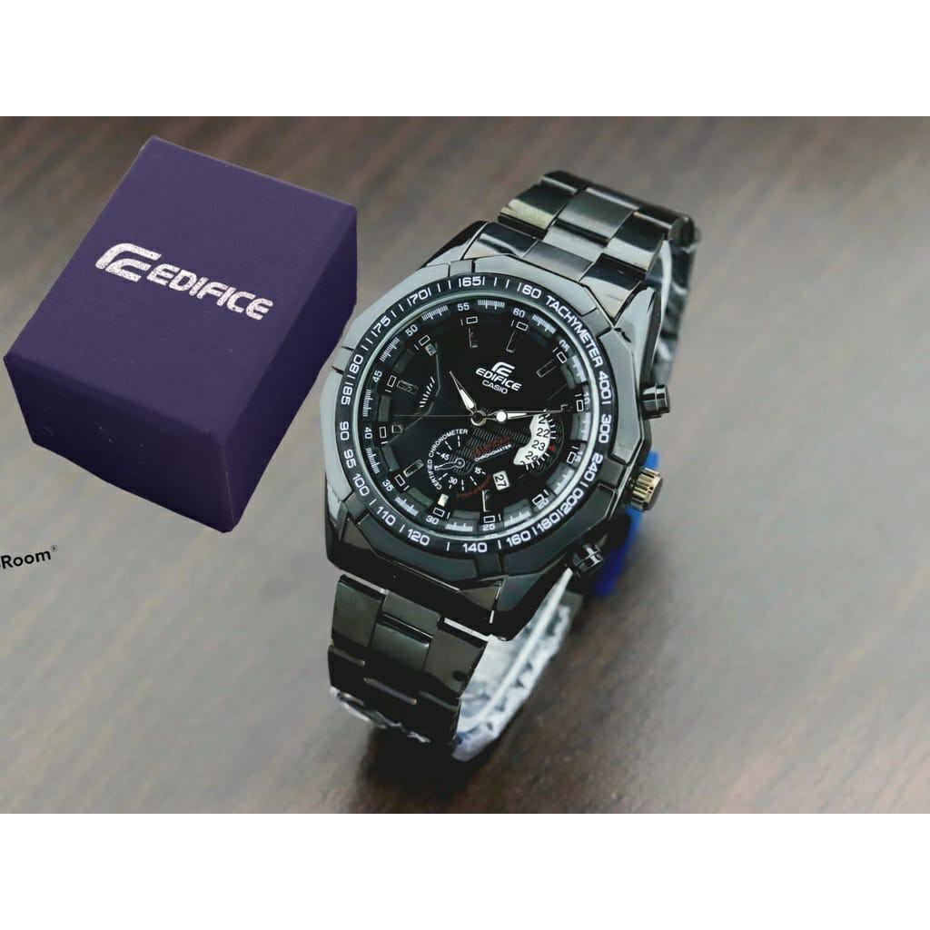(COD)CASIO EDF1172 ORIGINAL_JAM TANGAN KASUAL PRIA RANTAI ANALOG QUARTZ TANGGAL AKTIF SABIT RMW1172 