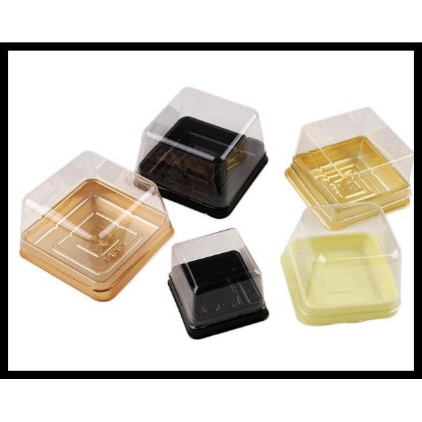 BOX MIKA KECIL COKLAT CANDY CAKE PUDING KOTAK