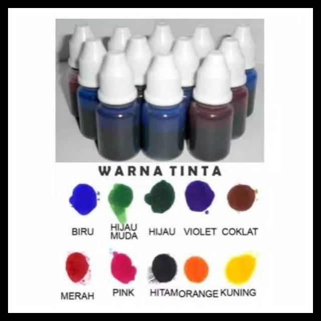 

Tinta Refill Stempel Flash 5ml Tersedia Banyak Warna