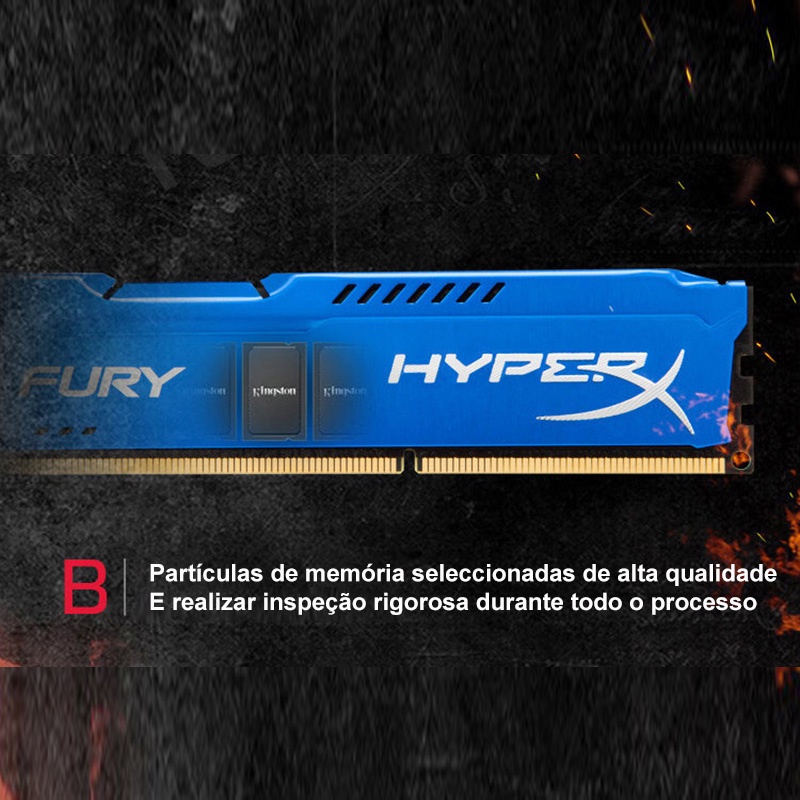 Kingston HyperX DDR3 Memory RAM DDR3 4GB 8GB 1600MHz PC3 12800 240pin DIMM 1.5V Warna Putih