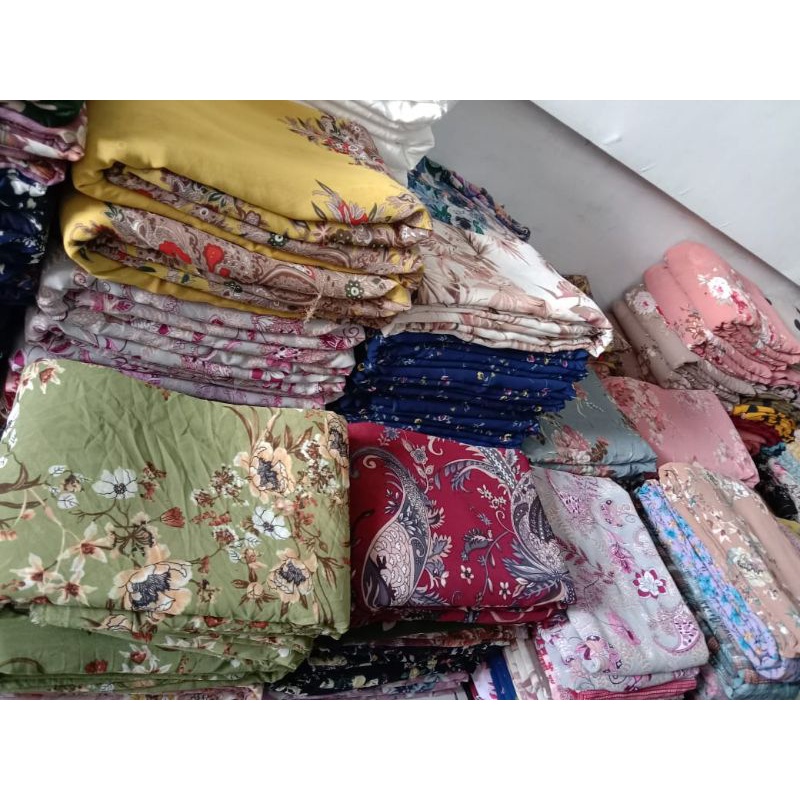 Kain Kiloan Murah / Kain Kiloan Ceruti Babydoll / Harga Per-Kilo (Isi 7-8 Meter)