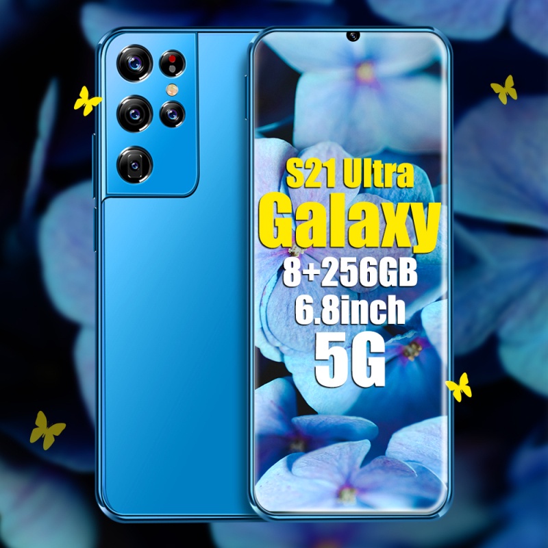 Galaxy HP S21 Ultra 5G Ponsel Baru Jaminan Kualitas RAM 8GB ROM 256GB Original Siswa Belajar Ponsel Dual Card Dual Standby Hand Phone Telepon Pintar Murah Dual Card SIM Smartphone 6.8Inci Android Ponsel Baru [COD] 3