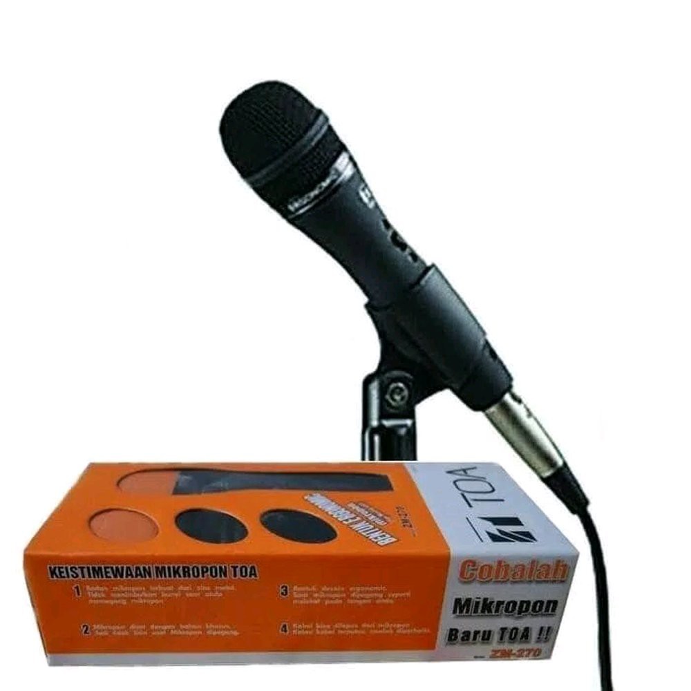 Mic kabel TOA ZM-270 ORIGINAL | Shopee Indonesia