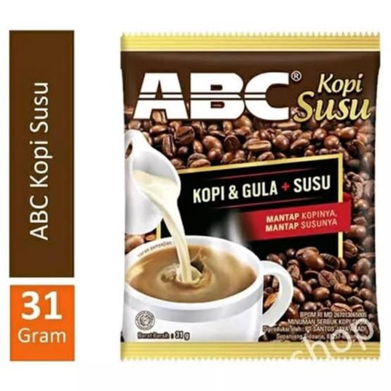 

kopi ABC susu / mocca / mix / white coffee