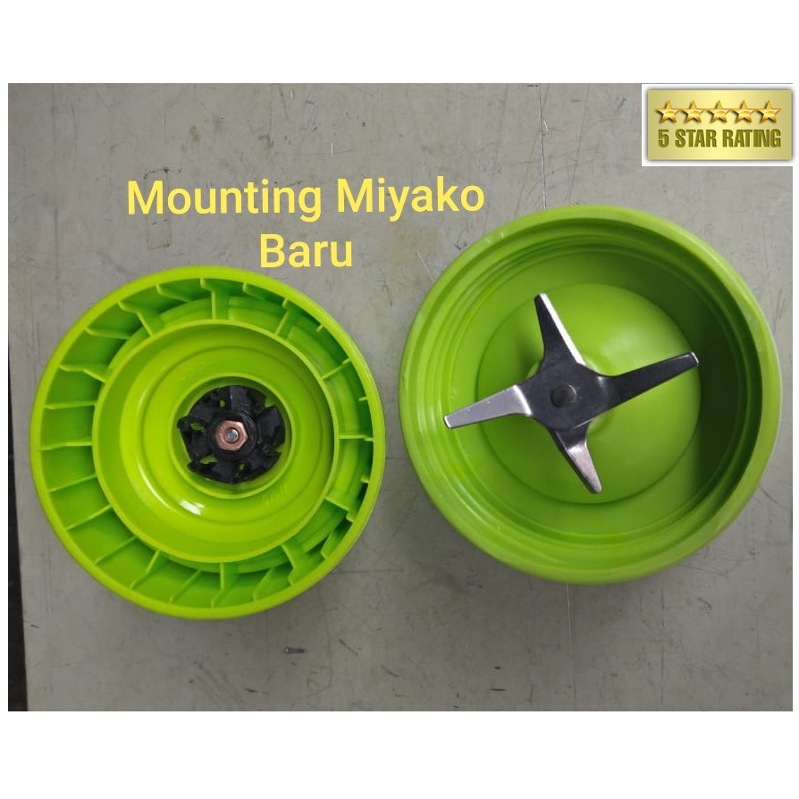 Mounting mangkok pisau miyako hijau