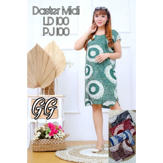 daster midi murah Gg daster kekinian daster bali daster batik daster bestseller grosir 5pcs @14500