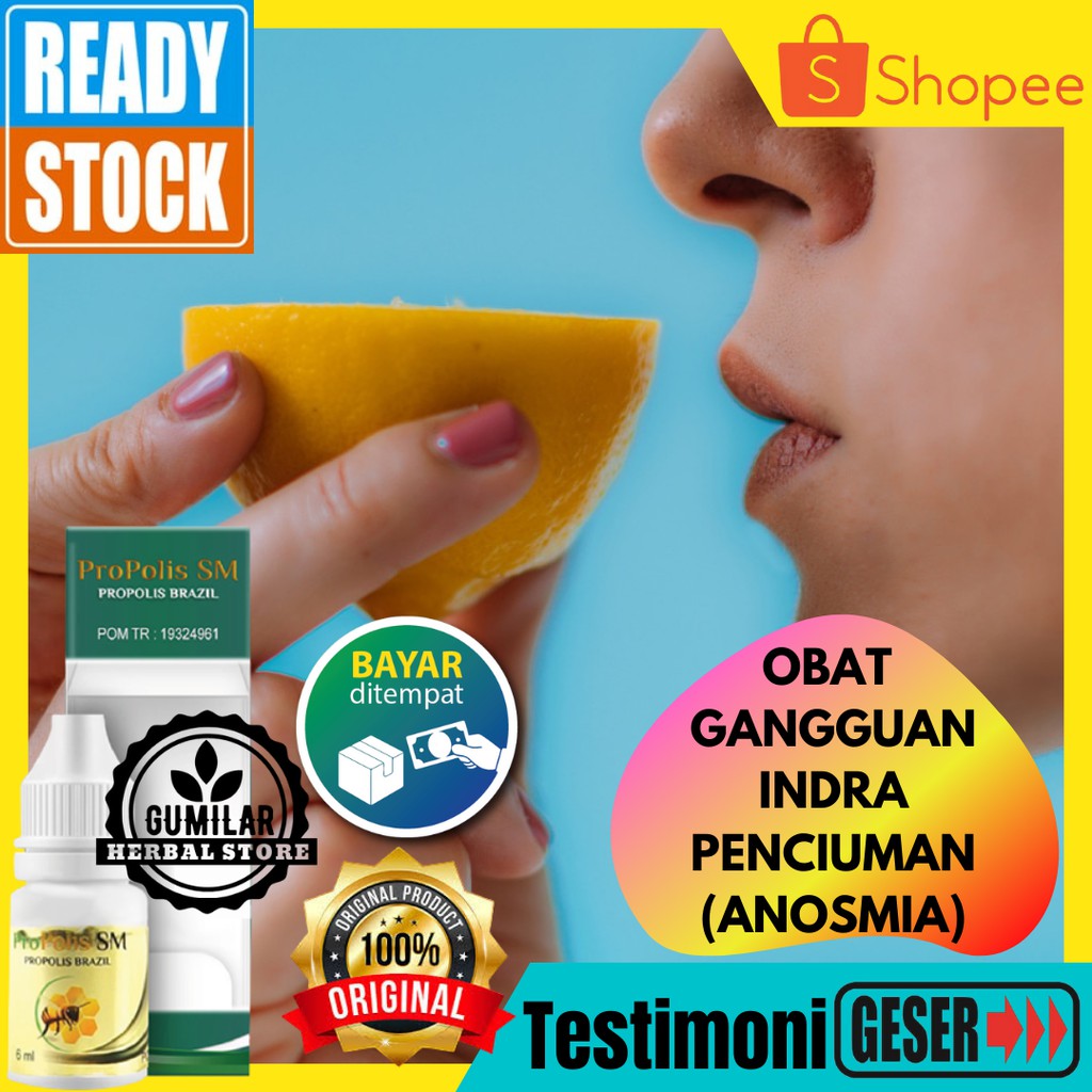 (COD) Obat Gangguan Indra Penciuman Herbal Anosmia Tidak Bisa Mencium Bau [BPOM RI & HALAL]