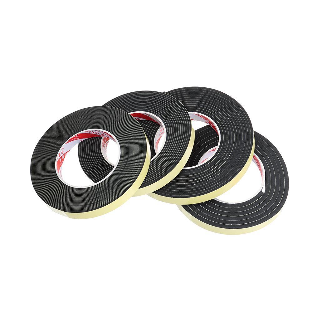 Preva 1pcs Seal Strip Perangkat Keras Kamar Mandi Jendela Pintu Insulasi Suara Weather Stripping Rubber Strip Tape