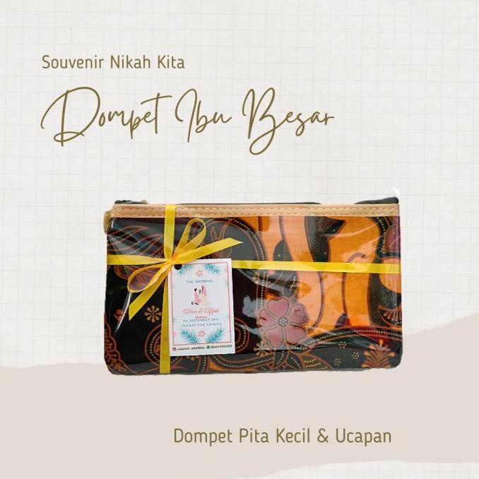 promo souvenir Pernikahan dompet motif batik | oleh oleh Jogja solo