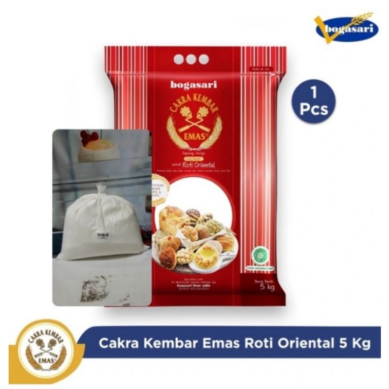 

CAKRA KEMBAR EMAS ROTI ORIENTAL 1KG, TEPUNG BERKUALITAS TERBAIK