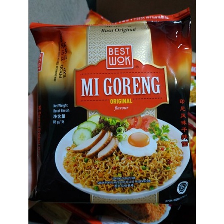 

READY!!! BEST WOK - MIE GORENG INSTAN (BUNDLE ISI 5)