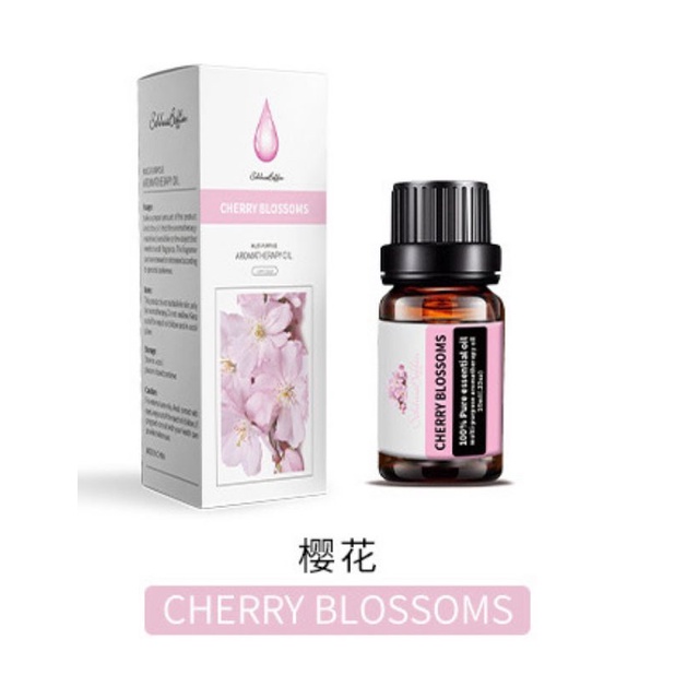 Aromatherapy Essential Oil Diffuser pengharum Ruangan Humidifier Aromatherapi Essential Oil Diffuser Pengharum Pewangi Ruangan-BQ-OIL -CHERRY BLOSM
