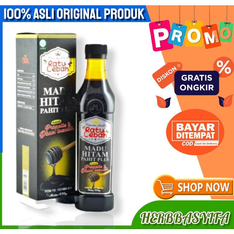 

Madu Hitam Propolis Ratu Lebah... original