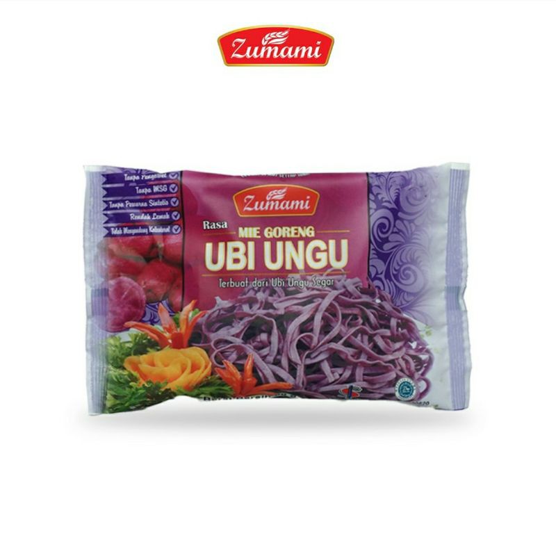 

ZUMAMI MIE SAYUR UBI UNGU 80 GRAM SINGLE BUMBU GEPENG