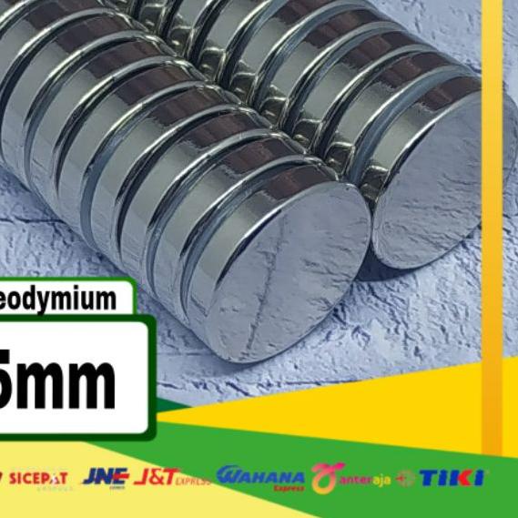 ✤ MAGNET NEODYMIUM KOIN 25x5mm N45 ✶
