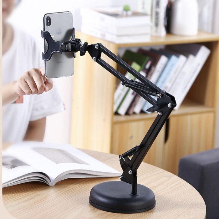 Stand holder dudukan HP meja fleksibel berat dan stabil model Pixar