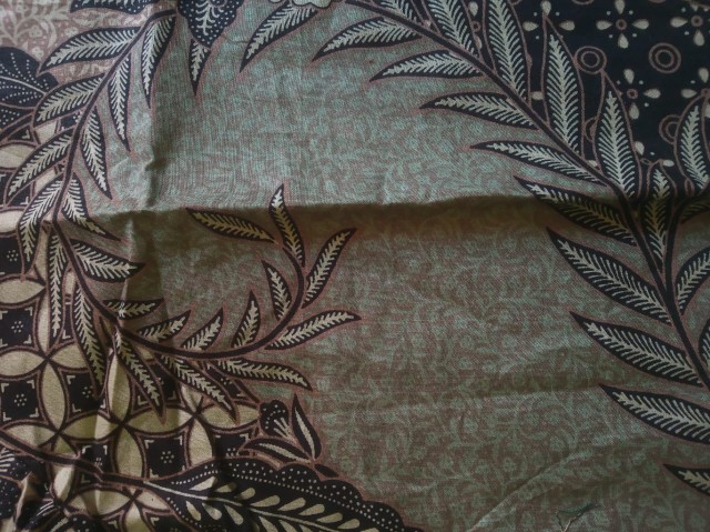 Batik Hrb026 Kenongo Hem Pendek Padi Pekalongan M L Xl Batik Pria Murah Modern Grosir