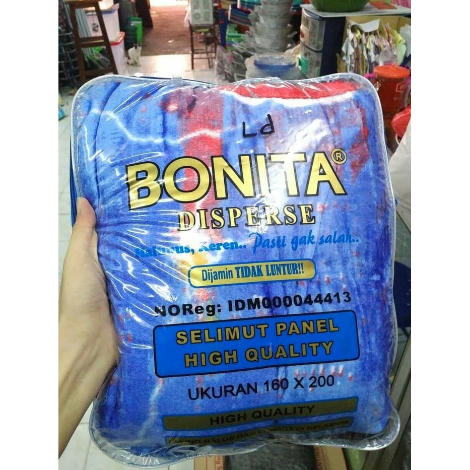 Selimut bonita motif spiderman