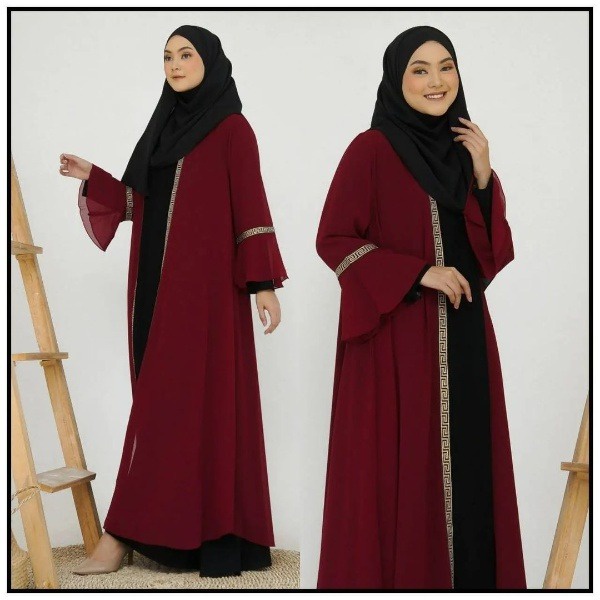 Diana long outer  Cardigan Wanita Korean Style Kekinian  Long Outer Ceruty Babydoll  Outher Murah  Luaran Baju Wanita  Outer Hijab