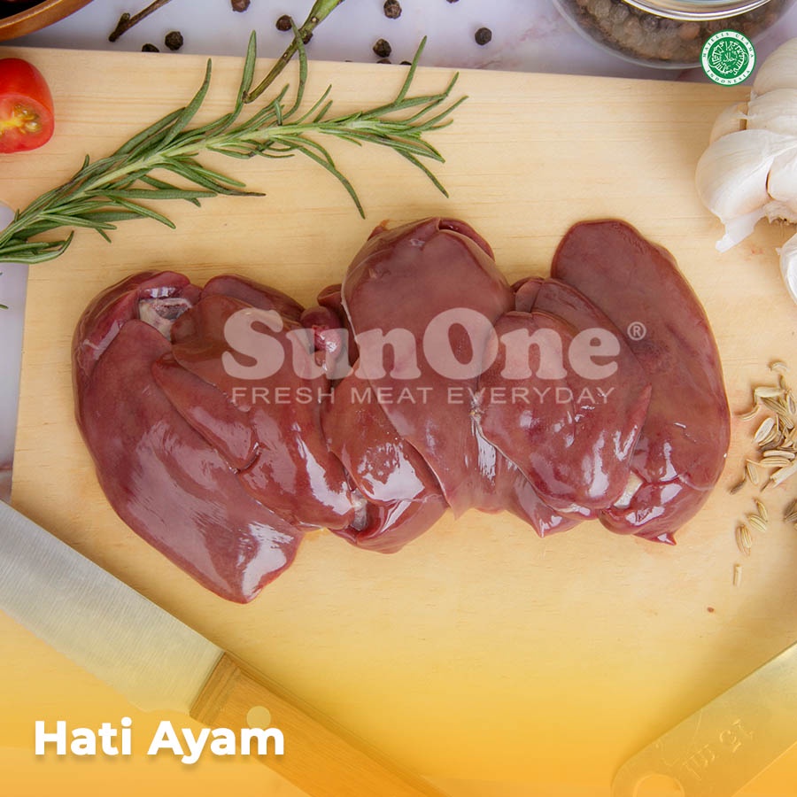 

Hati Ayam 2 kg (Frozen) / Daging Ayam Broiler SunOne