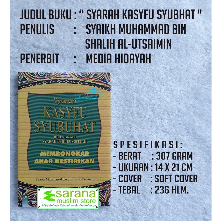 BUKU SYARAH KASYFU SYUBHAT