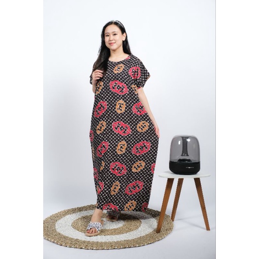 daster bali habel verell panjang semata kaki rayon premium baju tidur murah-K38