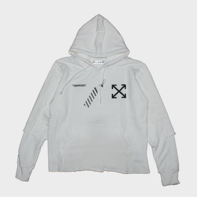 off white teenager hoodie