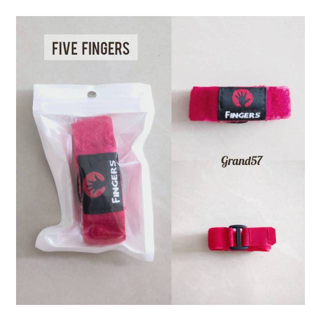 Jual Five fingers string damper fretwrap fret wrap fretwraps red merah