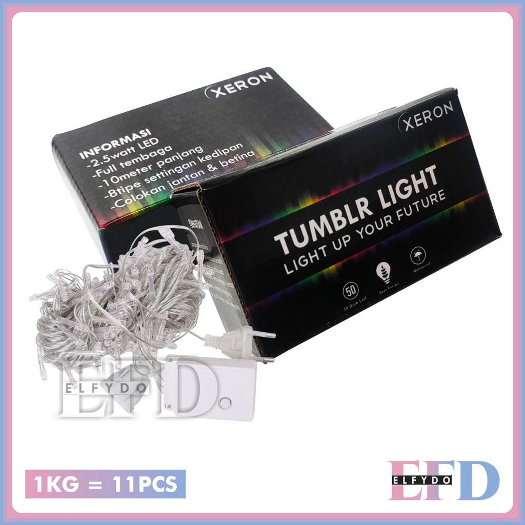 ELFYDO Tumblr INFY XERON  LED 10M Packing Box lampu  Led 