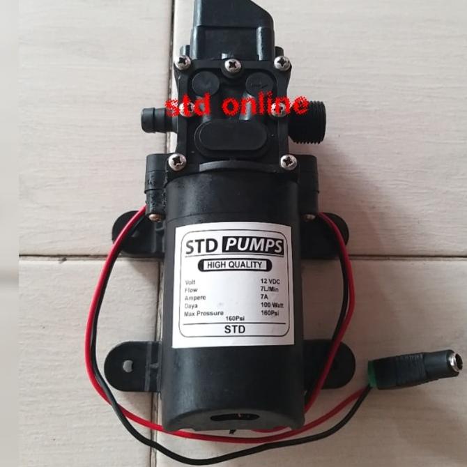 Dinamo Pompa Dc 12V 160 Psi Drat Socket Pump Dc Termurah