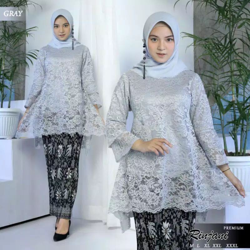 KEBAYA BROKAT JUMBO LD 130-KEBAYA BIG SIZE-KEBAYA BROKAT-BAJU KEBAYA