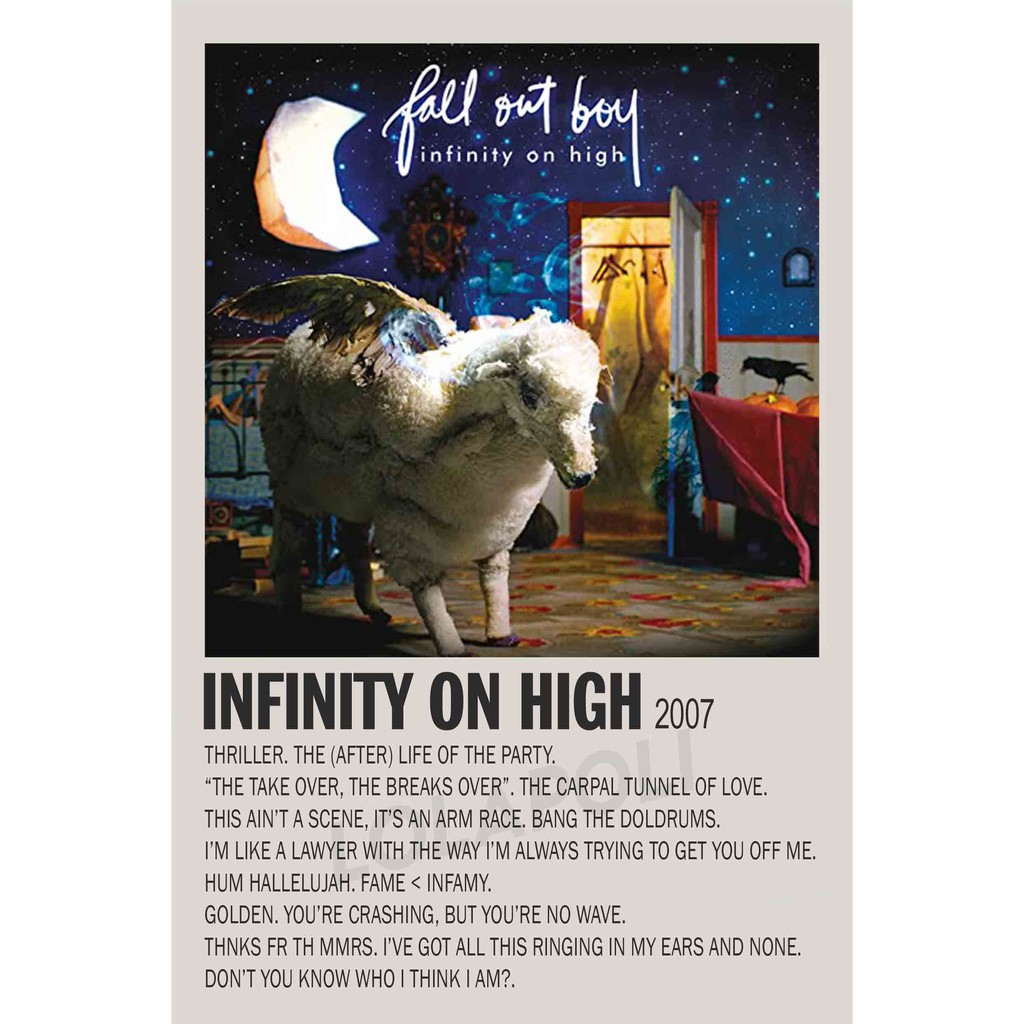 Poster Cover Album Infinity On High - Fall Out Boy