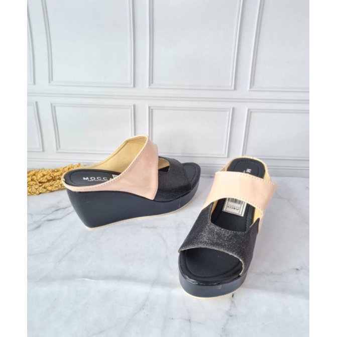 ABBUSHOES DL 47 Sandal Wedges Untuk Wanita