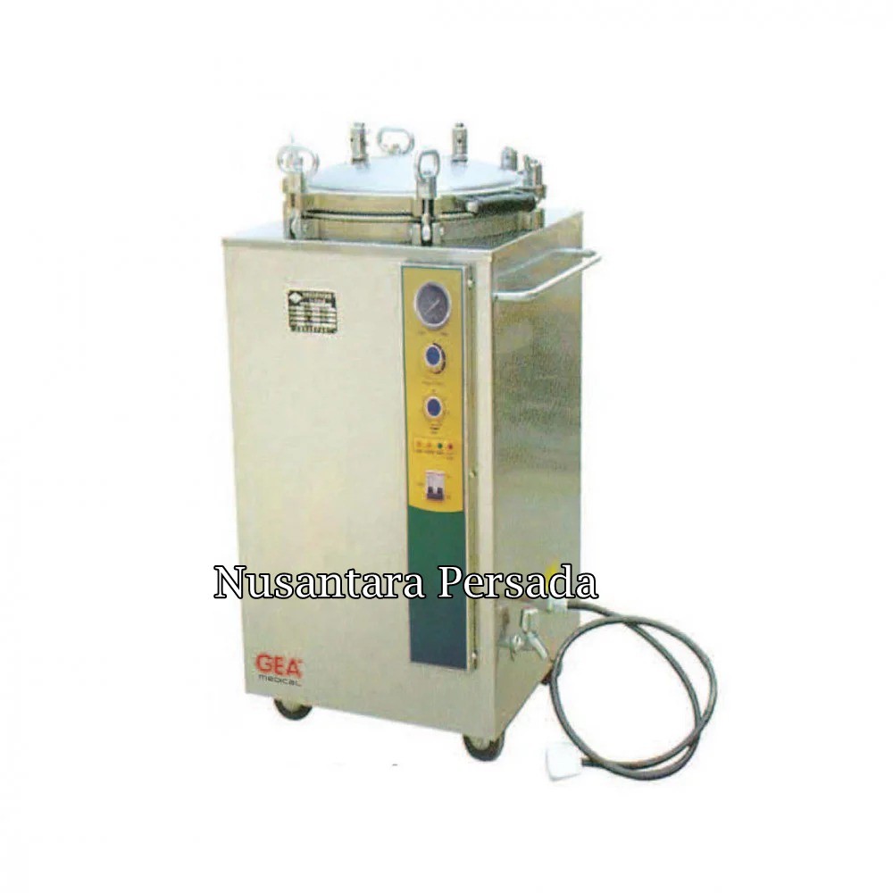 Autoclave Basah Elektrik Vertikal Gea Ls-35LJ 35 Liter