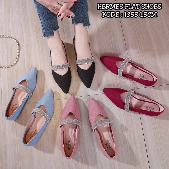 HERMES FLAT SHOES