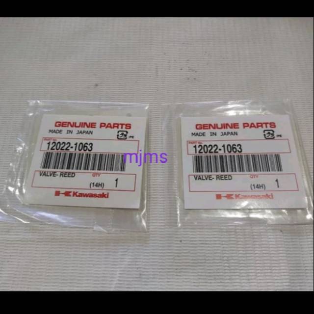 Lidah membran KX untuk ninja . Lidah membran Kawasaki KX original seset