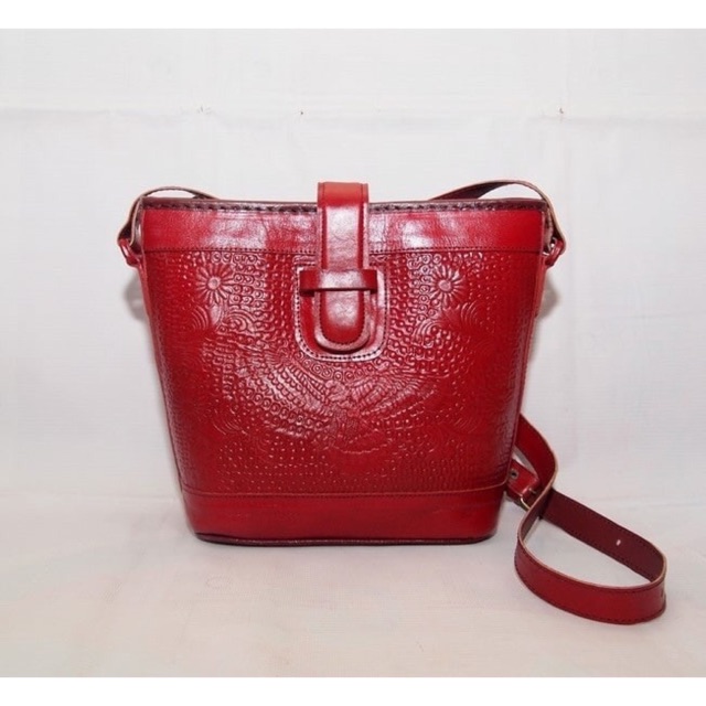 ( COD) Tas kulit asli tatah jogja BRS