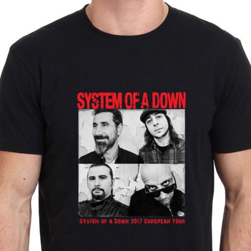 SYSTEM OF A DOWN European Tour 2017 Tshirt