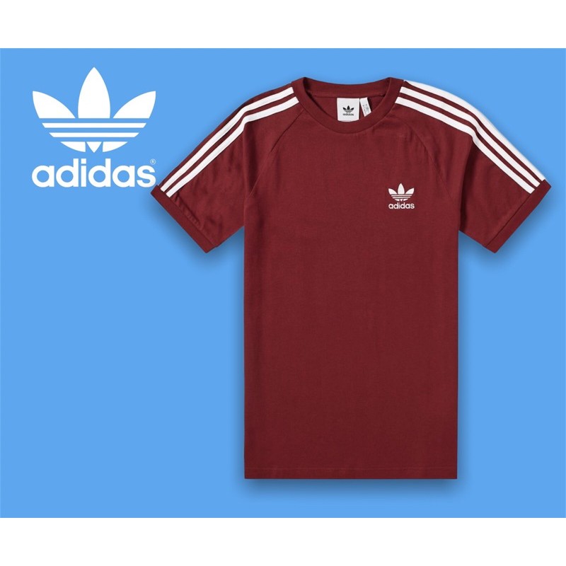 Kaos adidas retro collegiate maron