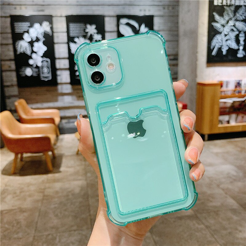 Color card case casing iphone 12 pro max 11 pro max Xs max XR 7/8/se2020 7plus/8plus all-inclusive anti-drop soft case iphone