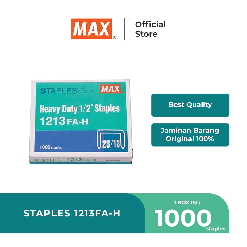 

MAX Staples No.1213FA-H